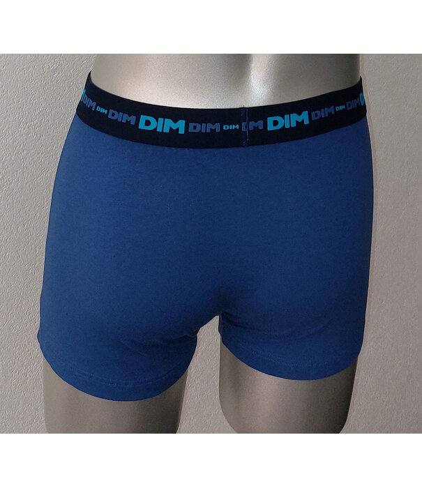 Dim  Dim  Rythmics Coton Stretch boxershortset Blue & marineblauw mt XXL