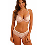 Elegante Wacoal Embrace Lace plunge bh in Soft Peach met soepel voorgevormde cups en romantisch beige borduursel