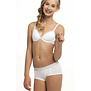 Boobs & Bloomers Audrey – katoenen tiener bh zonder beugel in wit