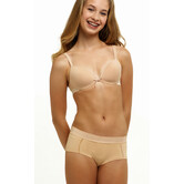 Boobs & Bloomers Audrey – katoenen tiener bh zonder beugel met licht voorgevormde cup in poudre