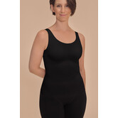 Amoena Linda naadloze prothese top met zachte beugel & uitneembare paddings – de kleur zwart