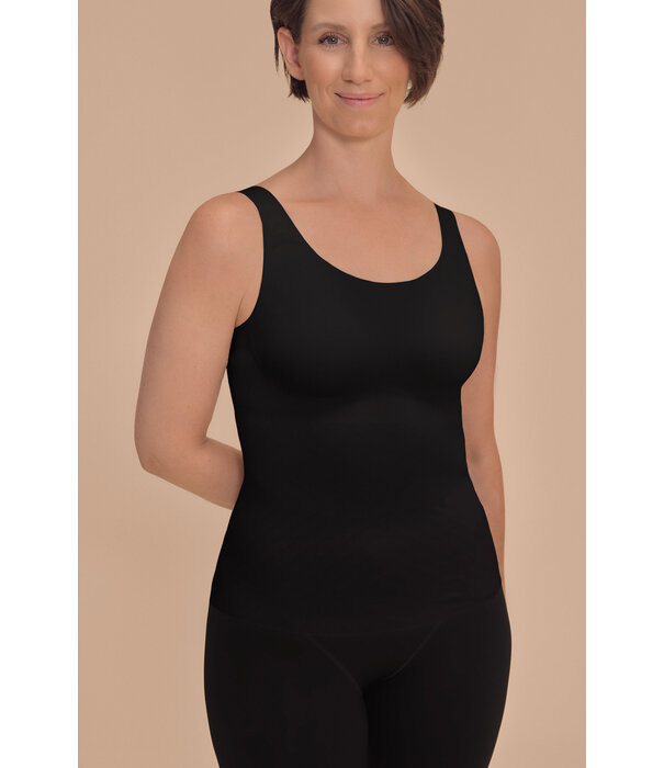 Amoena  Amoena Linda naadloze prothese top met zachte beugel & uitneembare paddings – de kleur zwart