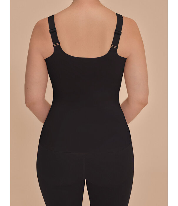 Amoena  Amoena Linda naadloze prothese top met zachte beugel & uitneembare paddings – de kleur zwart