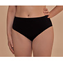 Amoena Turin hoge chloorbestendige bikinislip zwart met UV‑50+ en perfect kleurbehoud