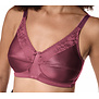 Amoena Nancy prothese bh zonder beugel in de kleur dark rouge met CoolMax hoesjes