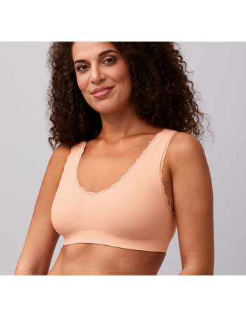 Amoena Kitty prothese top zonder beugel met hoog katoen gehalte – blush