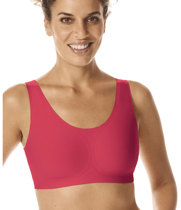 Amoena Linda naadloze prothese top zonder beugel – CuraLymph & 3D SensElast – Pink