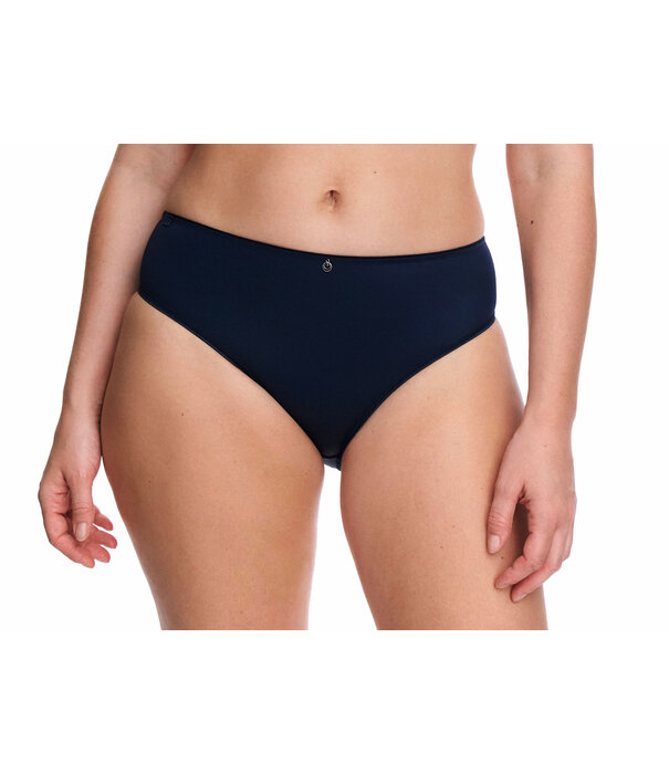 Susa Susa Catania tailleslip van zachte microfaser met dubbele stoflaag – marineblauw