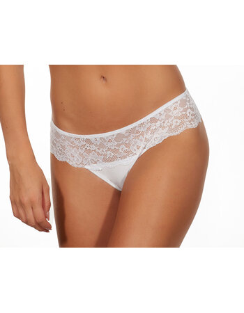 After Eden Daisy Lace string – Wit
