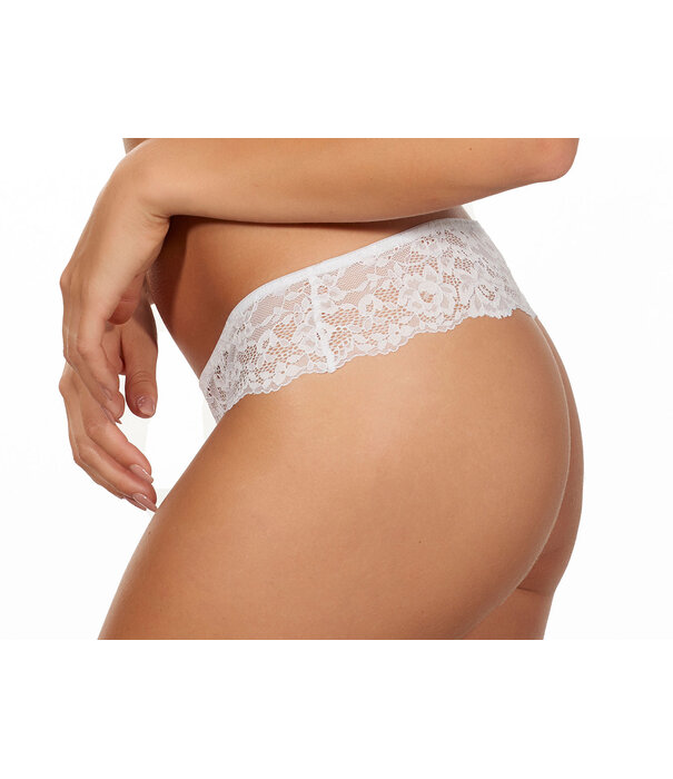 After Eden After Eden Daisy Lace basic string – Wit – Recycled collectie