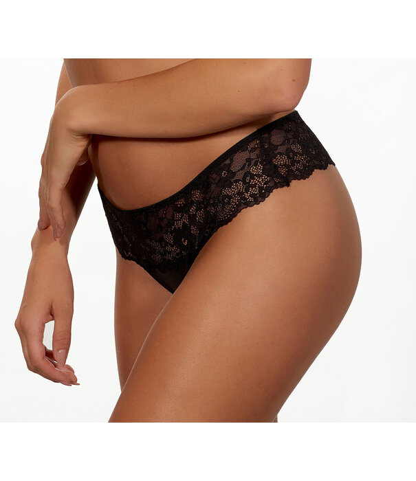 After Eden After Eden Daisy Lace basic string – Zwart – Recycled collectie