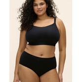 Elomi Down Time bustiere zonder beugel – drie lagen stof & power‑mesh – zwart
