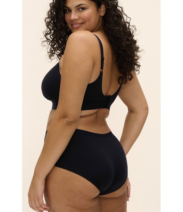 Elomi Elomi Down Time bustiere zonder beugel – drie lagen stof & power‑mesh – zwart