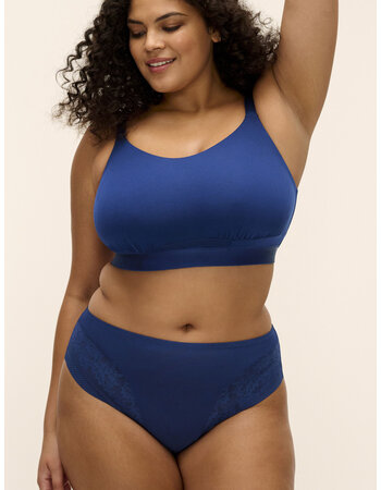 Elomi Down Time bustiere zonder beugel – navy