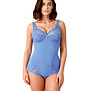 Elegante Susa Latina body zonder beugel in zachte microfaser – kleur Blauw