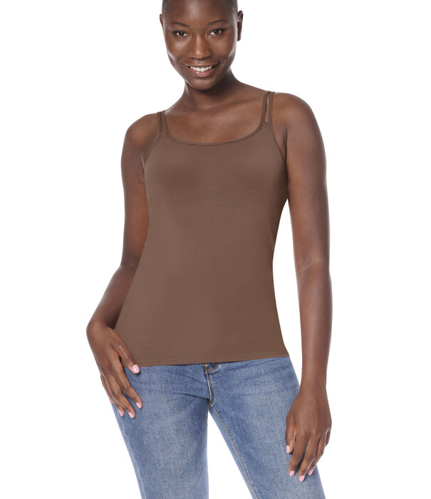 Amoena  Amoena Valletta Top Mocha – Zachte Prothese Top zonder Beugel