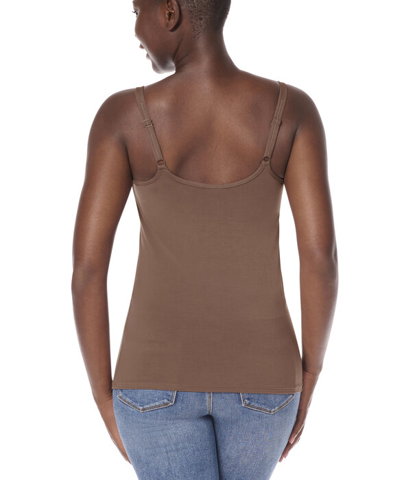 Amoena  Amoena Valletta Top Mocha – Zachte Prothese Top zonder Beugel