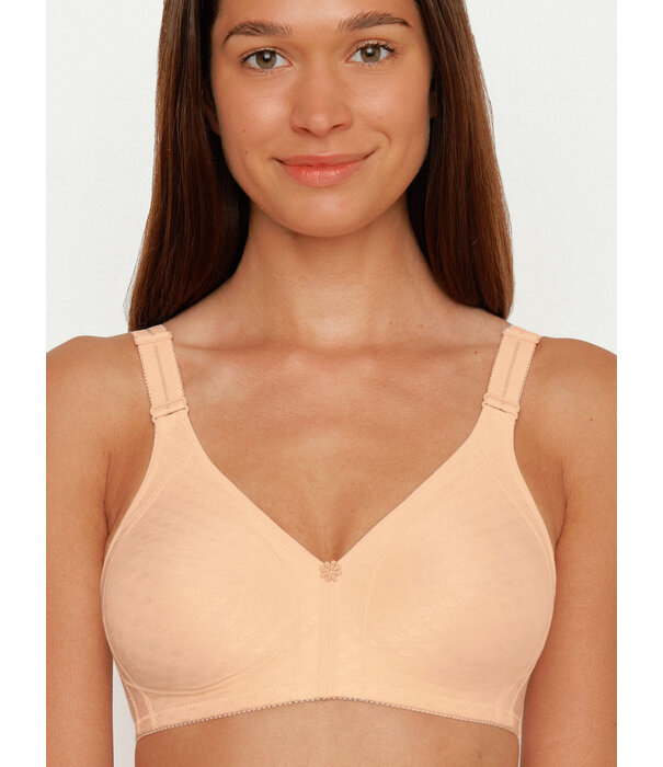 Susa Topsy Plus Isa‑bh zonder beugel in sand met hoog katoengehalte