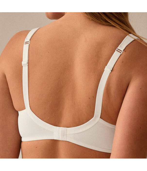 Naturana Naturana Andalusia T‑shirt BH zonder beugel met licht voorgevormde, naadloze cup – ivoor