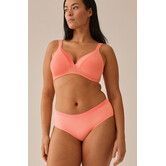 Naturana Andalusia T‑shirt BH zonder beugel & lichte voorvorm – kleur peach