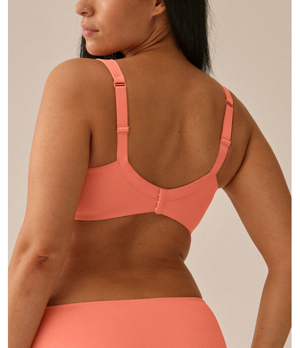 Naturana Naturana Andalusia T‑shirt BH zonder beugel & lichte voorvorm – kleur peach