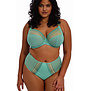 Elomi Matilda Bh – stevige beugel & plunge‑effect – jadegroen met subtiel kralenborduursel