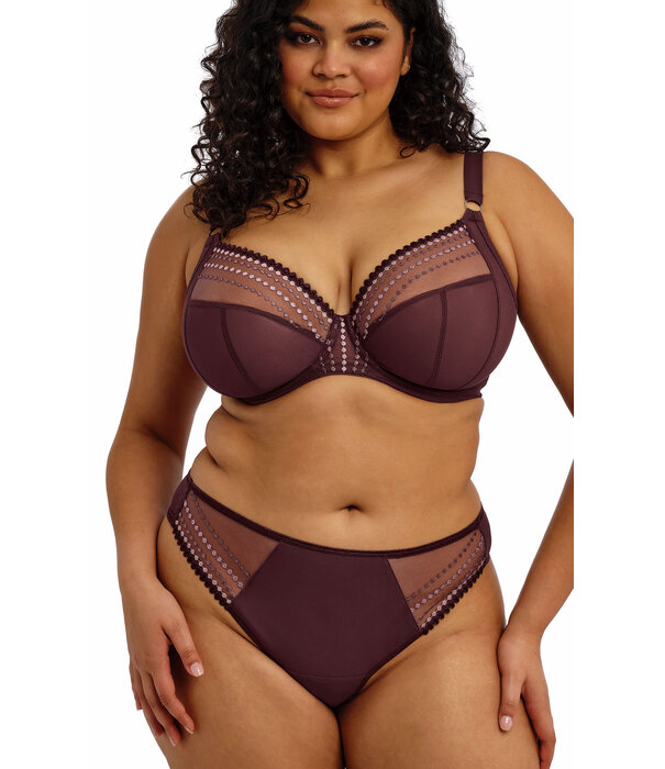 Elomi  Elomi Matilda Bh – stevige beugel & plunge‑effect – sugar plum met subtiel kralenborduursel