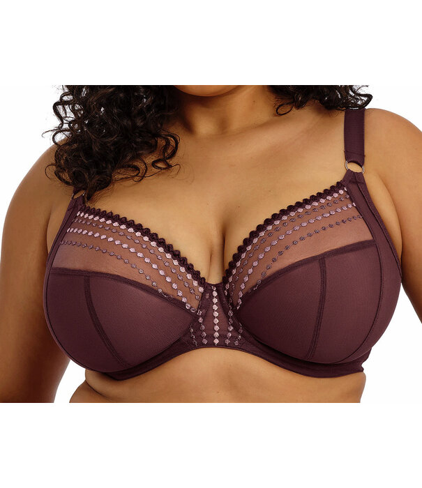 Elomi  Elomi Matilda Bh – stevige beugel & plunge‑effect – sugar plum met subtiel kralenborduursel