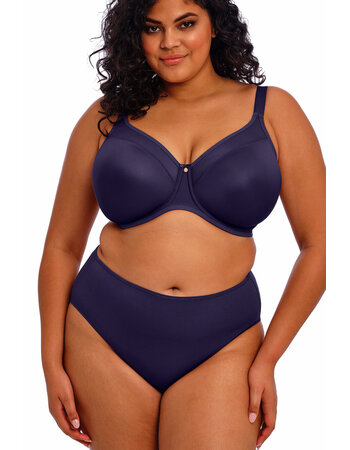 Elomi Smooth gladde naadloze T‑shirt bh met beugel in nachtblauw