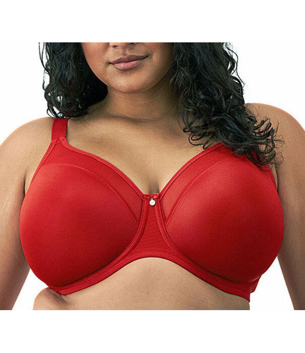 Elomi  Elomi Smooth gladde naadloze T‑shirt bh met beugel in rood – mooie rode tint die niet doorschijnt onder lichte kleding