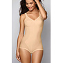 Playtex corselet zonder beugel in tweave‑stof – vederlicht, ademend en licht corrigerend – Huidkleur