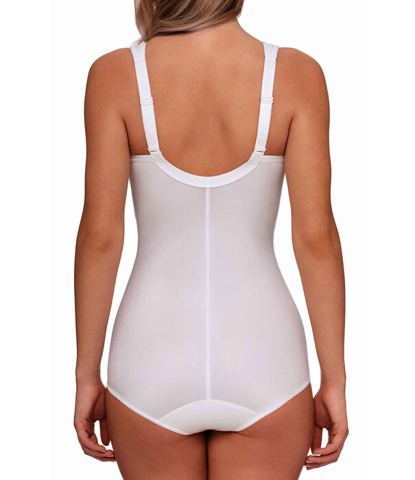 Susa Susa Cremona stevige body zonder beugel met licht corrigerend voorpand in wit