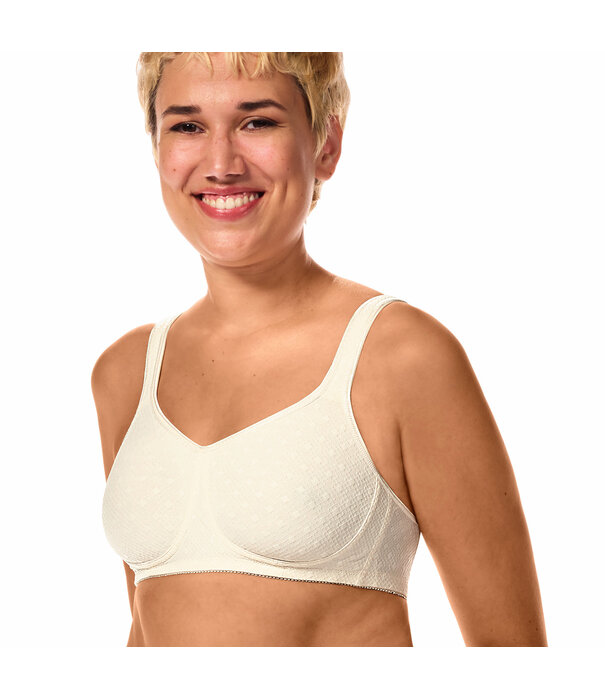 Amoena  Amoena Tiana – zachte naadloze lichtgewicht prothese bh zonder beugel – Champagne