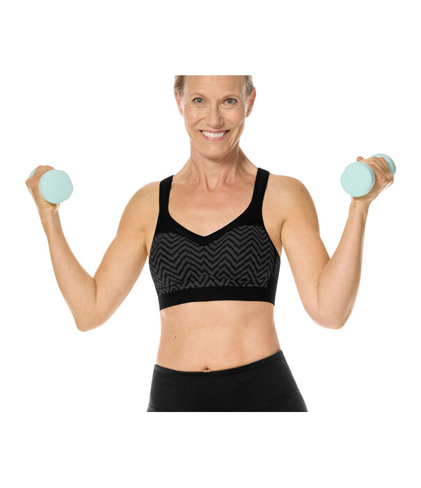 Amoena  Amoena Jolie prothese sport bh met High Support en ademende CoolMax hoesjes