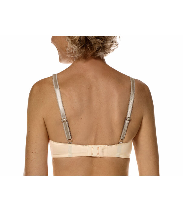 Amoena  Amoena Alina Prothese Bh zonder beugel voor hoog of lager decolleté – Poudre‑rose/Grijs