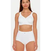 Susa Topsy Plus Capri bh zonder beugel Wit – stevig en comfortabel bh‑model