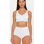 Susa Topsy Plus Capri bh zonder beugel Wit – stevig en comfortabel bh‑model