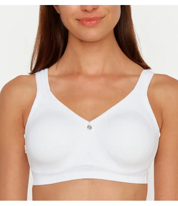 Susa Susa Topsy Plus Capri bh zonder beugel Wit – stevig en comfortabel bh‑model
