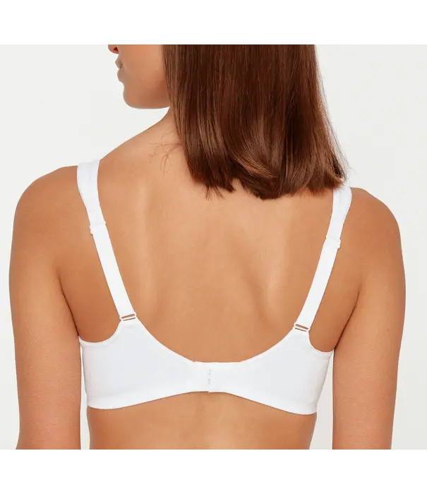 Susa Susa Topsy Plus Capri bh zonder beugel Wit – stevig en comfortabel bh‑model
