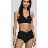 Susa Topsy Plus Capri bh zonder beugel Zwart – stevige, comfortabele bh