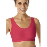 Amoena Linda naadloze prothese top zonder beugel – CuraLymph & 3D SensElast – Pink