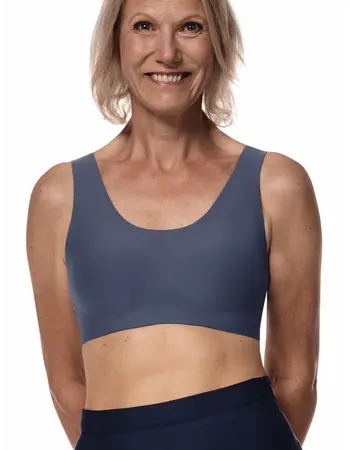 Amoena Linda naadloze prothese top – Indigo Blauw