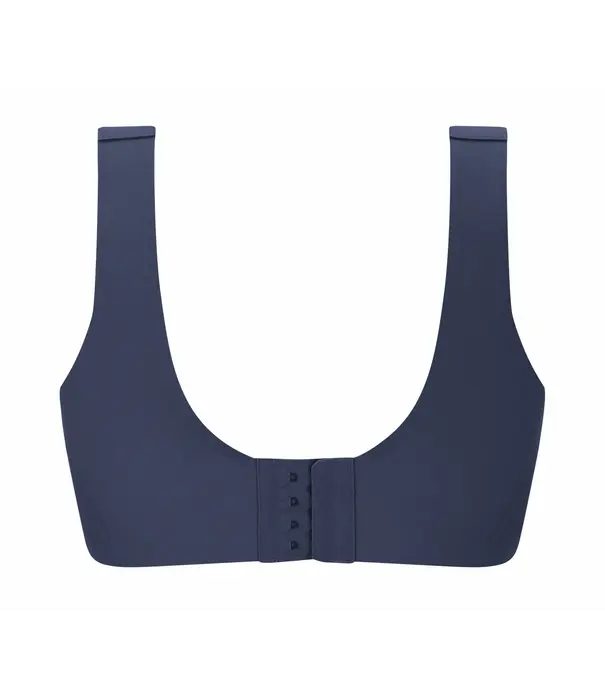 Amoena Linda naadloze prothese top zonder beugel – CuraLymph & 3D SensElast – Indigo Blauw