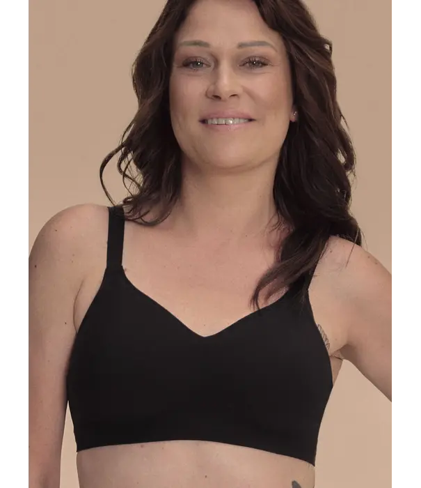 Amoena Amoena Linda prothese bh zwart – naadloos, voorgevormd & flexibele SensElast® beugel