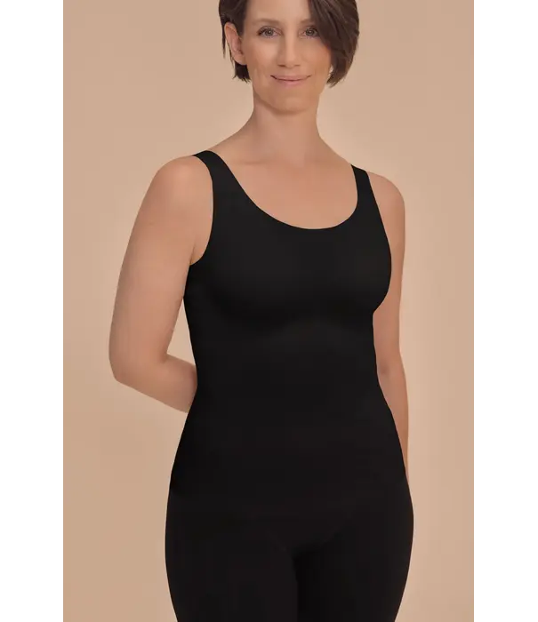 Amoena  Amoena Linda naadloze prothese top met zachte beugel & uitneembare paddings – de kleur zwart