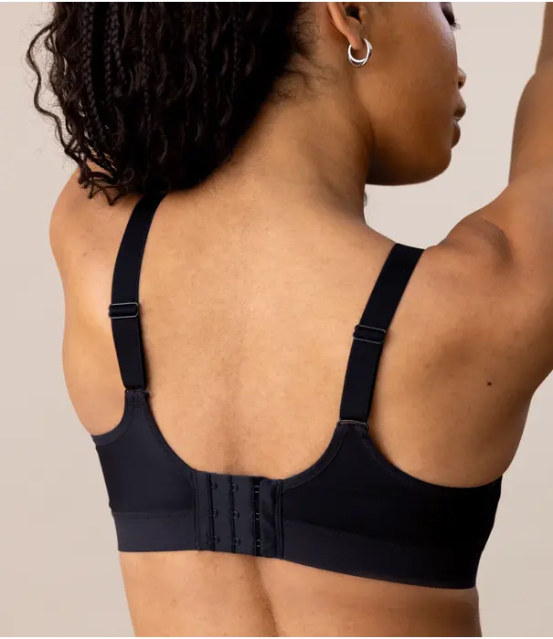 Shock Absorber  Shock Absorber Active Shaped Support – sport‑bh zonder beugel met vaste padding in zwart met gele bies