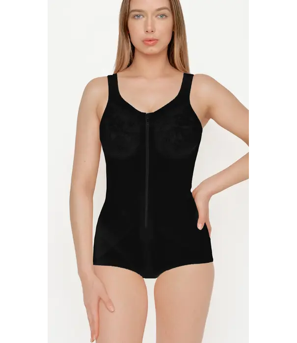 Susa Susa River corselet zonder beugel – hoge rug & comfort schouderbandjes – Zwart