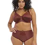 Elomi Cate stevige beugel bh in Dark Copper (Koper) met fantasieborduursel en extra steun