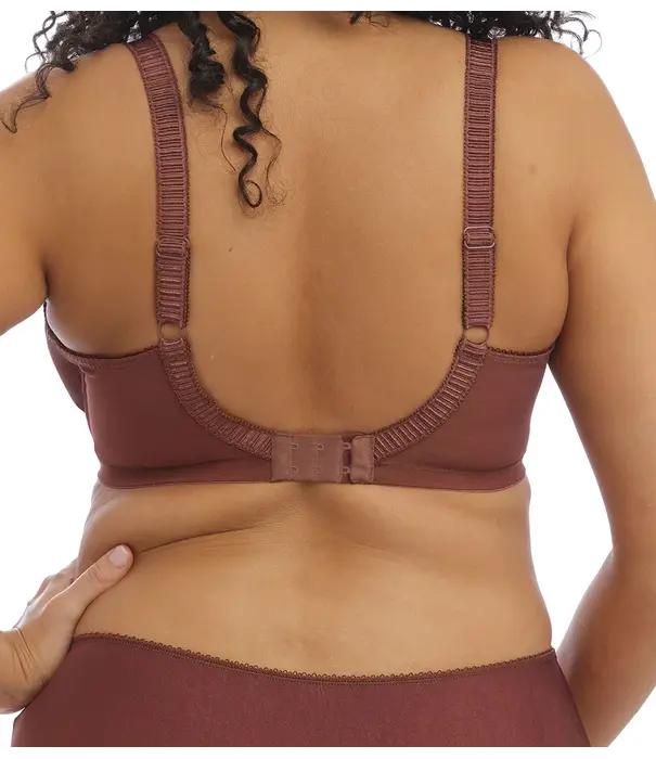 Elomi  Elomi Cate stevige beugel bh in Dark Copper (Koper) met fantasieborduursel en extra steun