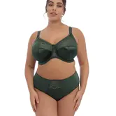 Elomi Cate stevige beugel bh in groen met hoge zijpanden voor extra steun